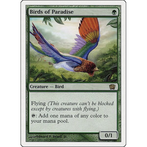 Magic: The Gathering Birds of Paradise (233) Lightly Played