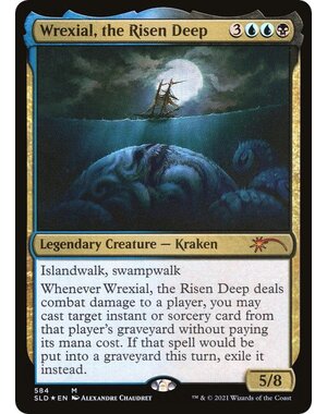 Magic: The Gathering Wrexial, the Risen Deep (584) Lightly Played Foil