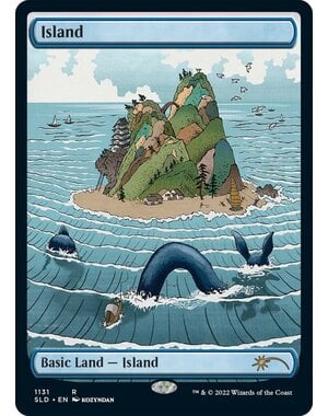 Magic: The Gathering Island (1131) Lightly Played Foil