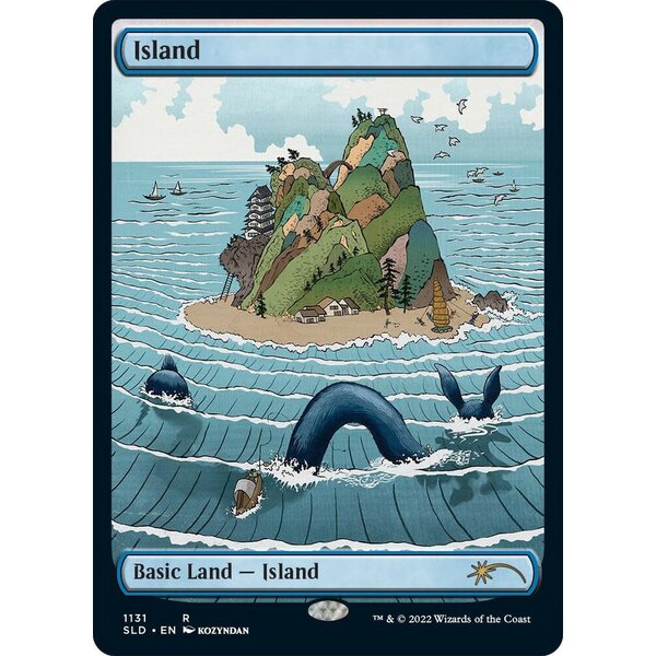 Magic: The Gathering Island (1131) Lightly Played Foil