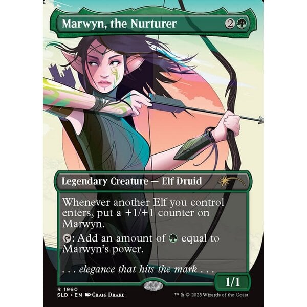 Magic: The Gathering Marwyn, the Nurture (1960) Lightly Played Foil