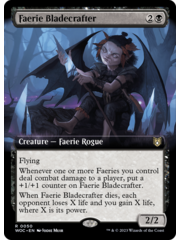 Magic: The Gathering Faerie Bladecrafter (Extended Art) (050) Lightly Played