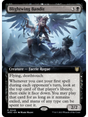 Magic: The Gathering Blightwing Bandit (Extended Art) (049) Lightly Played