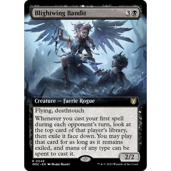 Magic: The Gathering Blightwing Bandit (Extended Art) (049) Lightly Played
