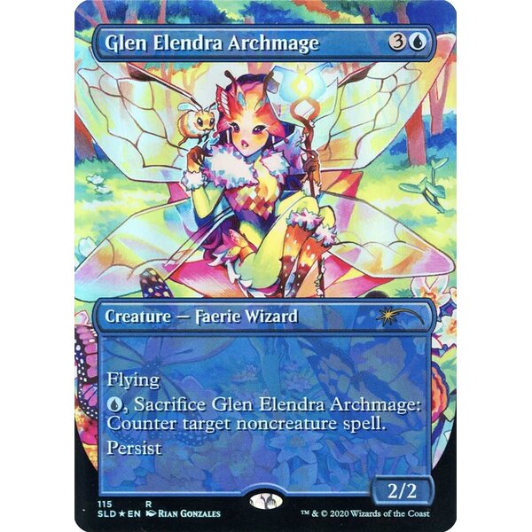 Magic: The Gathering Glen Elendra Archmage (115) Lightly Played Foil