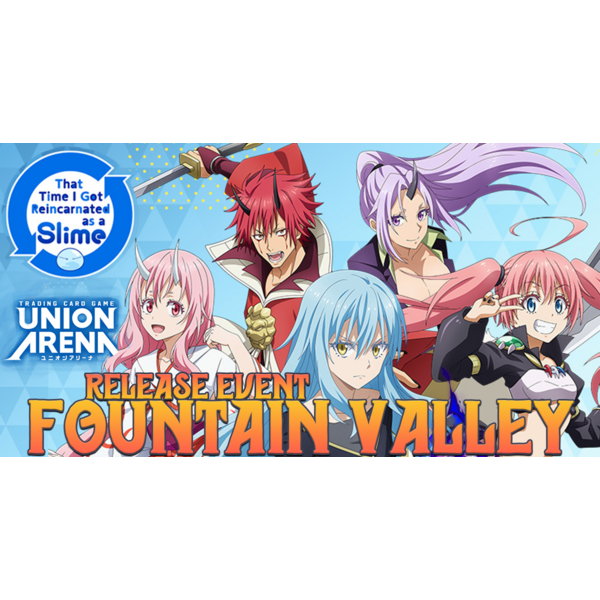 Bandai 6/20/26 Fountain Valley Union Arena That Time I Got Reincarnated as a Slime Release Event Saturday 3 PM