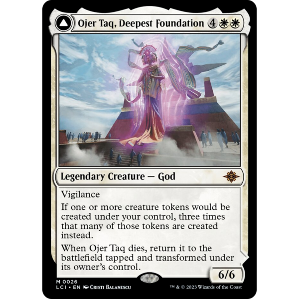 Magic: The Gathering Ojer Taq, Deepest Foundation // Temple of Civilization (026) Lightly Played