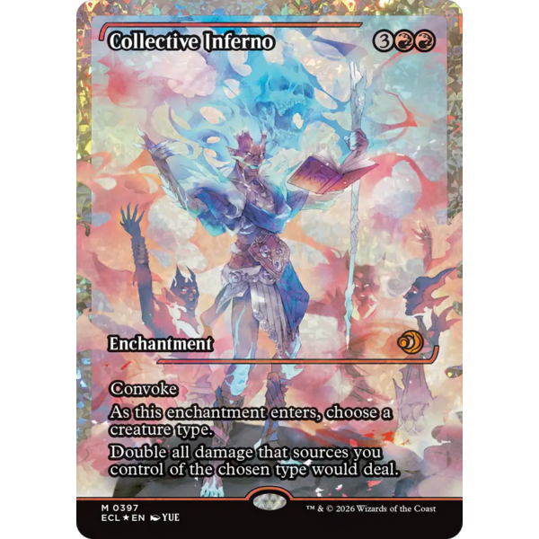 Magic: The Gathering Collective Inferno (Showcase) (Fracture Foil) (397) Near Mint