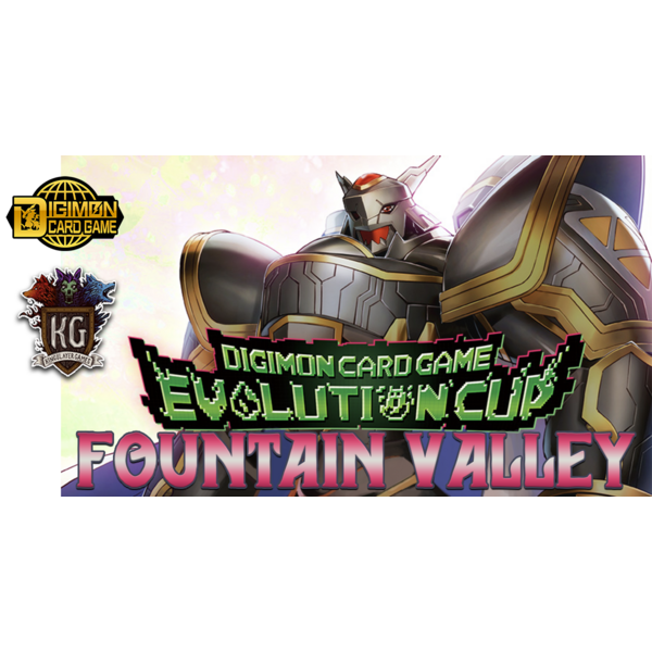 Bandai 6/01/26 Fountain Valley Digimon Evolution Cup 2026 Vol. 2 Monday 6 PM