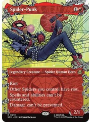 Magic: The Gathering Spider-Punk (Borderless) (210) Lightly Played
