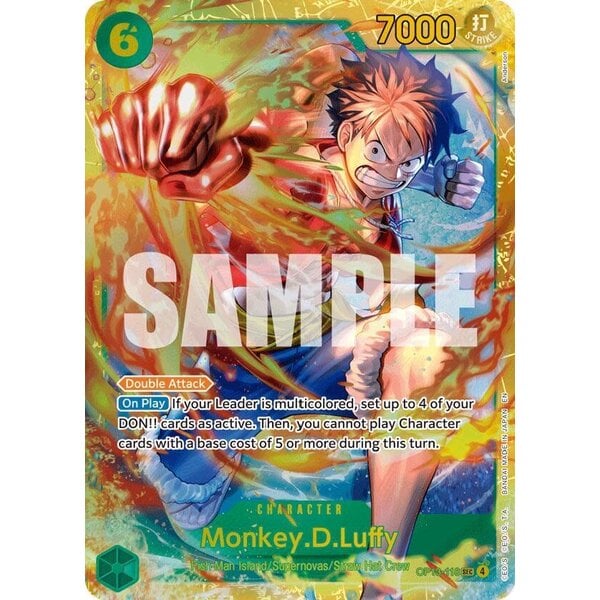 Bandai Monkey.D.Luffy (OP13-118) Near Mint Foil