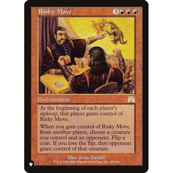 Magic: The Gathering Risky Move (223) Lightly Played
