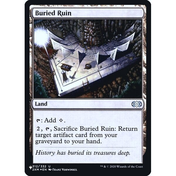 Magic: The Gathering Buried Ruin (312) Near Mint Foil