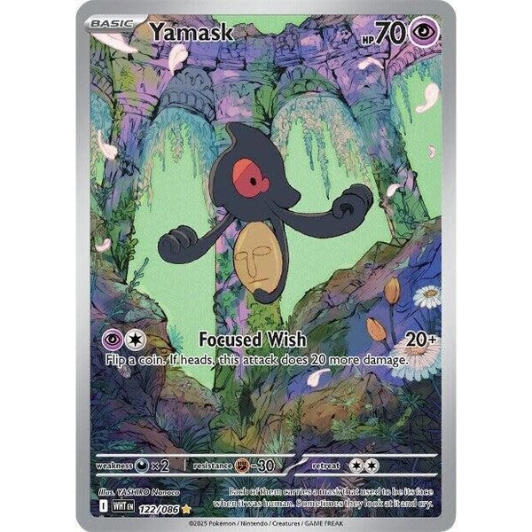Pokemon Yamask (122) Lightly Played Holofoil