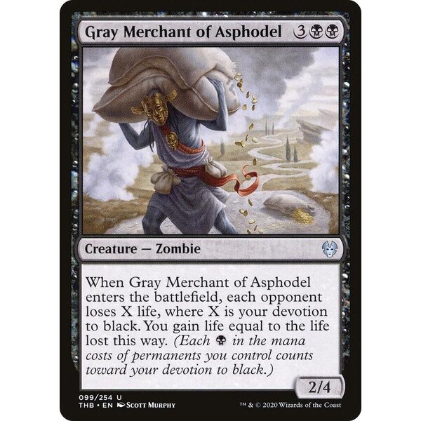 Magic: The Gathering Gray Merchant of Asphodel (099) Lightly Played Foil