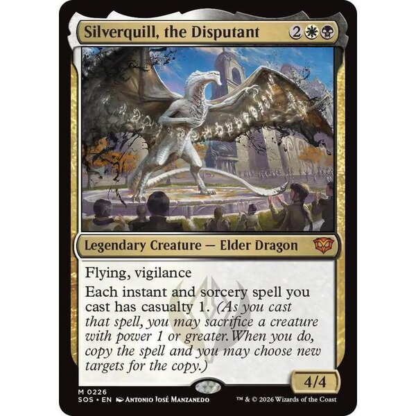 Magic: The Gathering Silverquill, the Disputant (226) Lightly Played