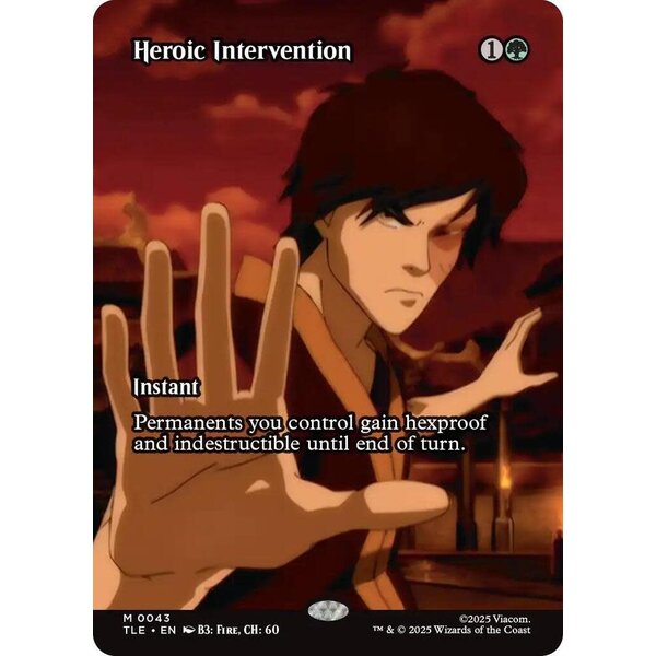 Magic: The Gathering Heroic Intervention (Borderless) (043) Lightly Played