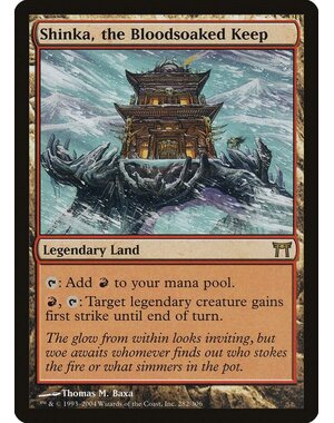 Magic: The Gathering Shinka, the Bloodsoaked Keep (282) Lightly Played