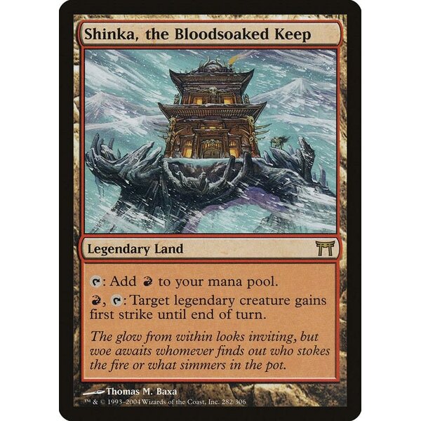 Magic: The Gathering Shinka, the Bloodsoaked Keep (282) Lightly Played