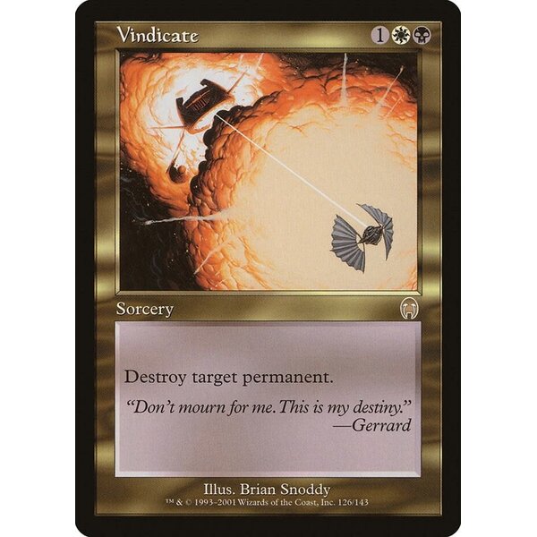 Magic: The Gathering Vindicate (126) Lightly Played