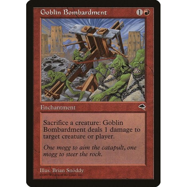 Magic: The Gathering Goblin Bombardment (179) Lightly Played
