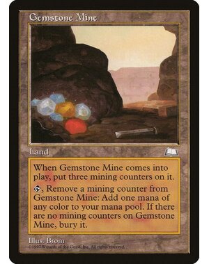 Magic: The Gathering Gemstone Mine Lightly Played