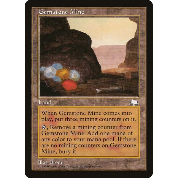 Magic: The Gathering Gemstone Mine Lightly Played