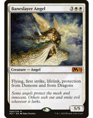 Magic: The Gathering Baneslayer Angel (006) Lightly Played