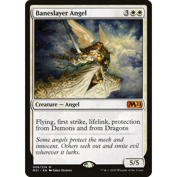 Magic: The Gathering Baneslayer Angel (006) Lightly Played