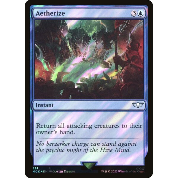 Magic: The Gathering Aetherize (Surge Foil) (191) Lightly Played Foil