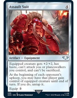 Magic: The Gathering Assault Suit (Surge Foil) (230) Lightly Played Foil