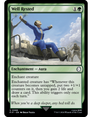 Magic: The Gathering Well Rested (088) Lightly Played