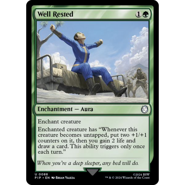 Magic: The Gathering Well Rested (088) Lightly Played