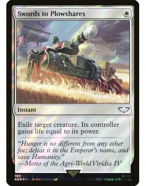 Magic: The Gathering Swords to Plowshares (Surge Foil) (190) Lightly Played Foil