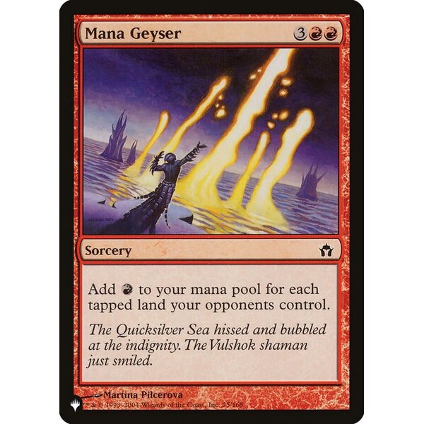 Magic: The Gathering Mana Geyser (5DN) (075) Lightly Played
