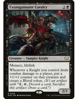 Magic: The Gathering Exsanguinator Cavalry (026) Lightly Played