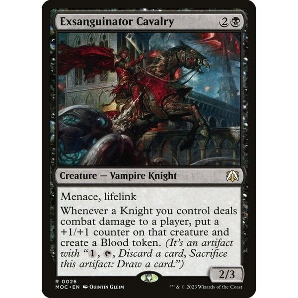 Magic: The Gathering Exsanguinator Cavalry (026) Lightly Played