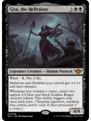 Magic: The Gathering Gisa, the Hellraiser (089) Lightly Played