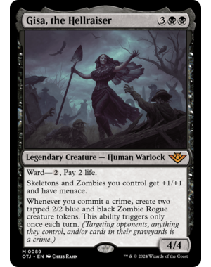 Magic: The Gathering Gisa, the Hellraiser (089) Lightly Played
