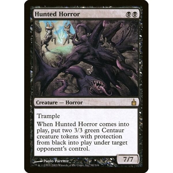 Magic: The Gathering Hunted Horror (090) Lightly Played