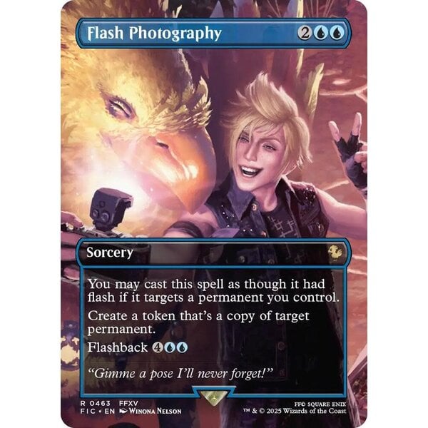 Magic: The Gathering Flash Photography (Borderless) (463) Lightly Played