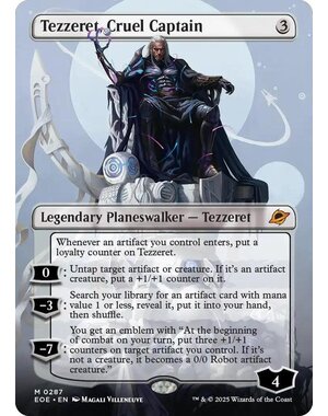 Magic: The Gathering Tezzeret, Cruel Captain (Borderless) (287) Near Mint