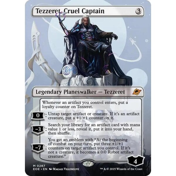 Magic: The Gathering Tezzeret, Cruel Captain (Borderless) (287) Near Mint