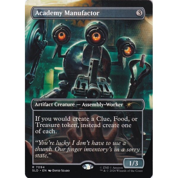Magic: The Gathering Academy Manufactor (7094) Lightly Played Foil