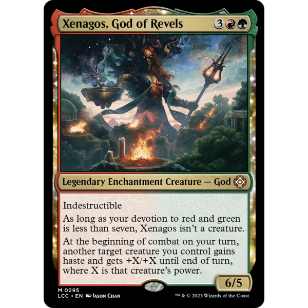 Magic: The Gathering Xenagos, God of Revels (295) Lightly Played