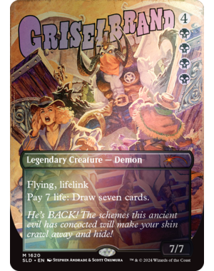 Magic: The Gathering Griselbrand (Rainbow Foil) (1620) Lightly Played Foil