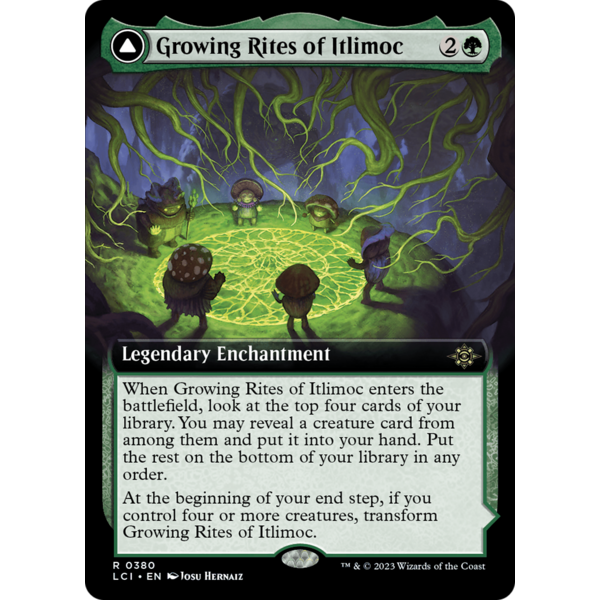 Magic: The Gathering Growing Rites of Itlimoc // Itlimoc, Cradle of the Sun (Extended Art)(380) Lightly Played