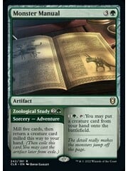 Magic: The Gathering Monster Manual // Zoological Study (242) Lightly Played