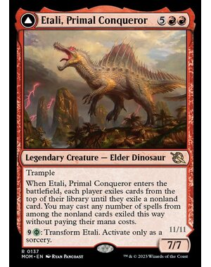 Magic: The Gathering Etali, Primal Conqueror // Etali, Primal Sickness (137) Lightly Played