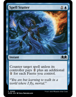 Wizards of The Coast Spell Stutter (069) Lightly Played